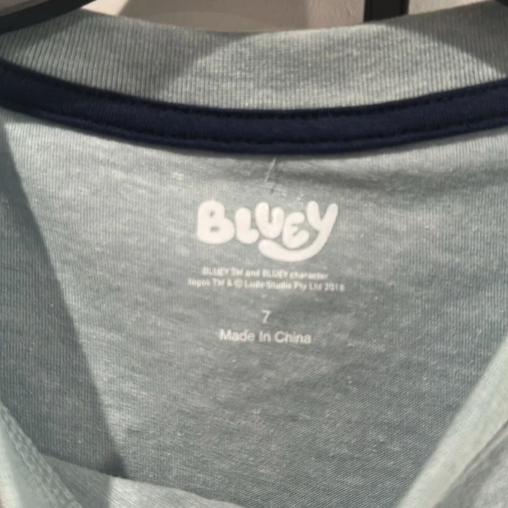 Bluey Boys' Short Sleeve Graphic Tee and Shorts Set, 2-Piece, Size 7